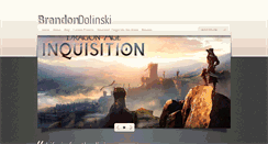 Desktop Screenshot of brandondolinski.com