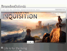 Tablet Screenshot of brandondolinski.com